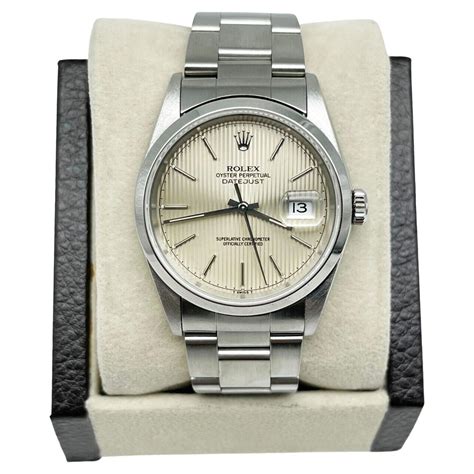 quadranti rolex 16200|Rolex Datejust 36 Oyster Silver Tapisserie Dial 16200 .